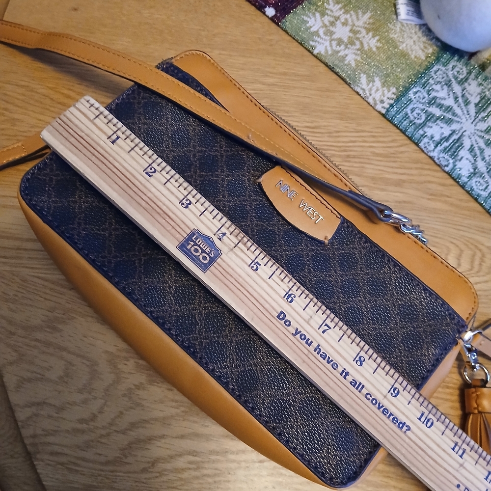 Nine West Tan and Black Crossbody Bag - Picture 10 of 12